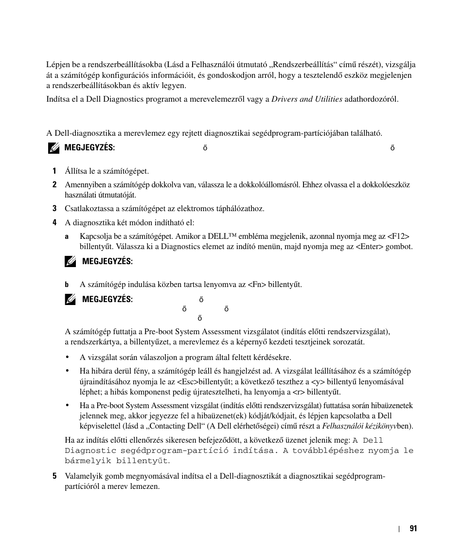 Dell Latitude D630c User Manual | Page 91 / 168