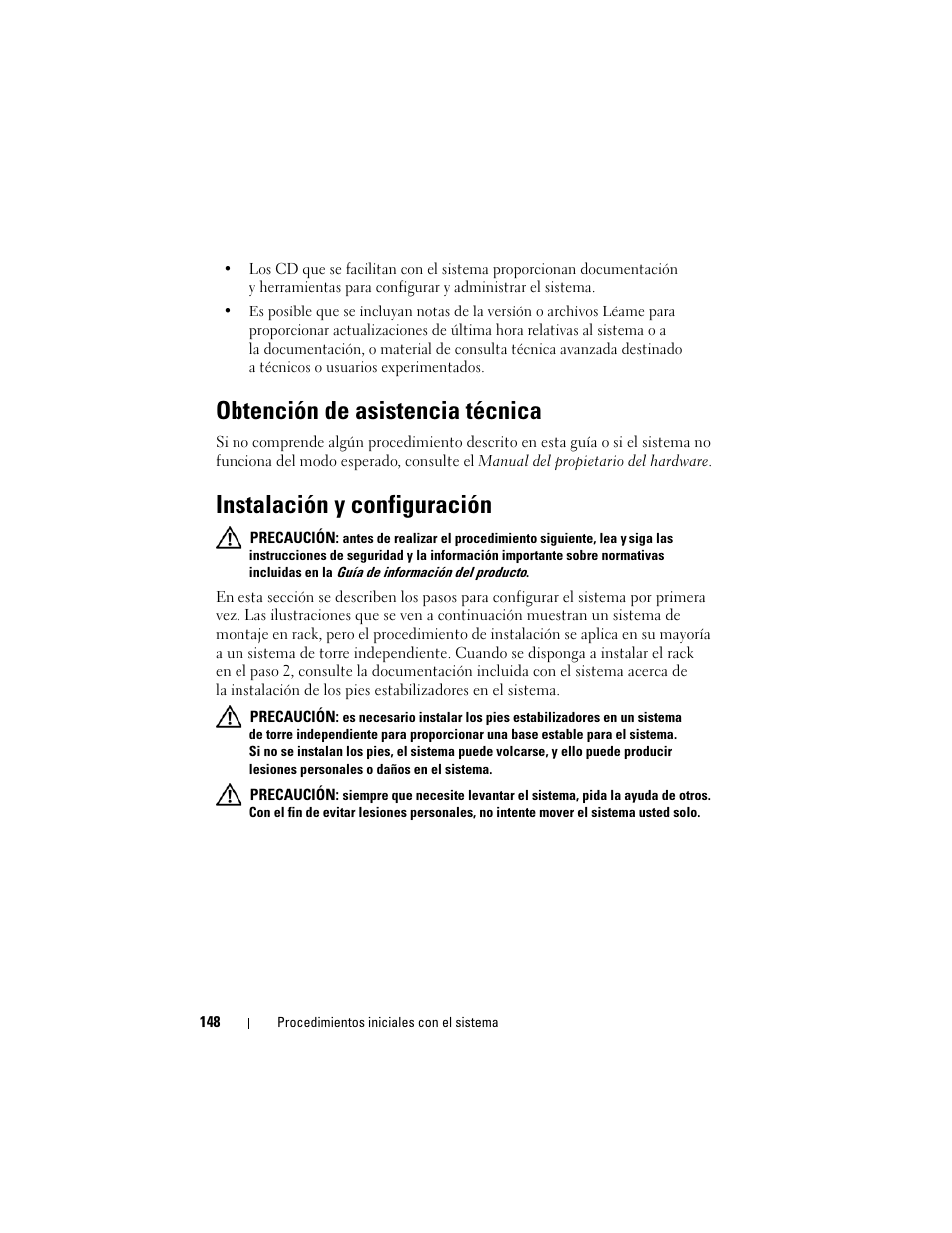 Obtención de asistencia técnica, Instalación y configuración | Dell PowerVault DP600 User Manual | Page 150 / 180