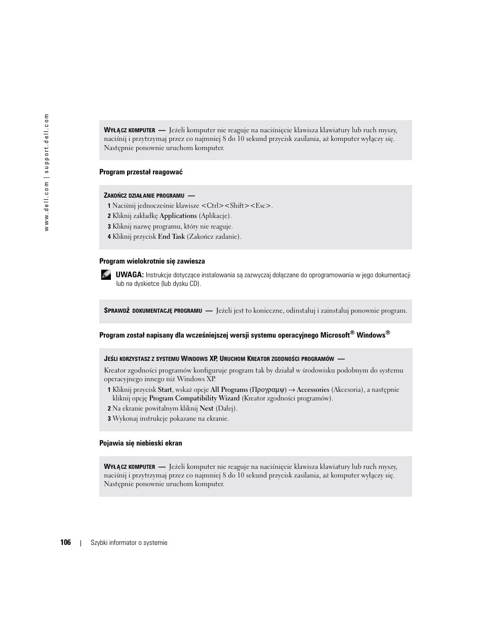 Dell Latitude X1 User Manual | Page 106 / 176