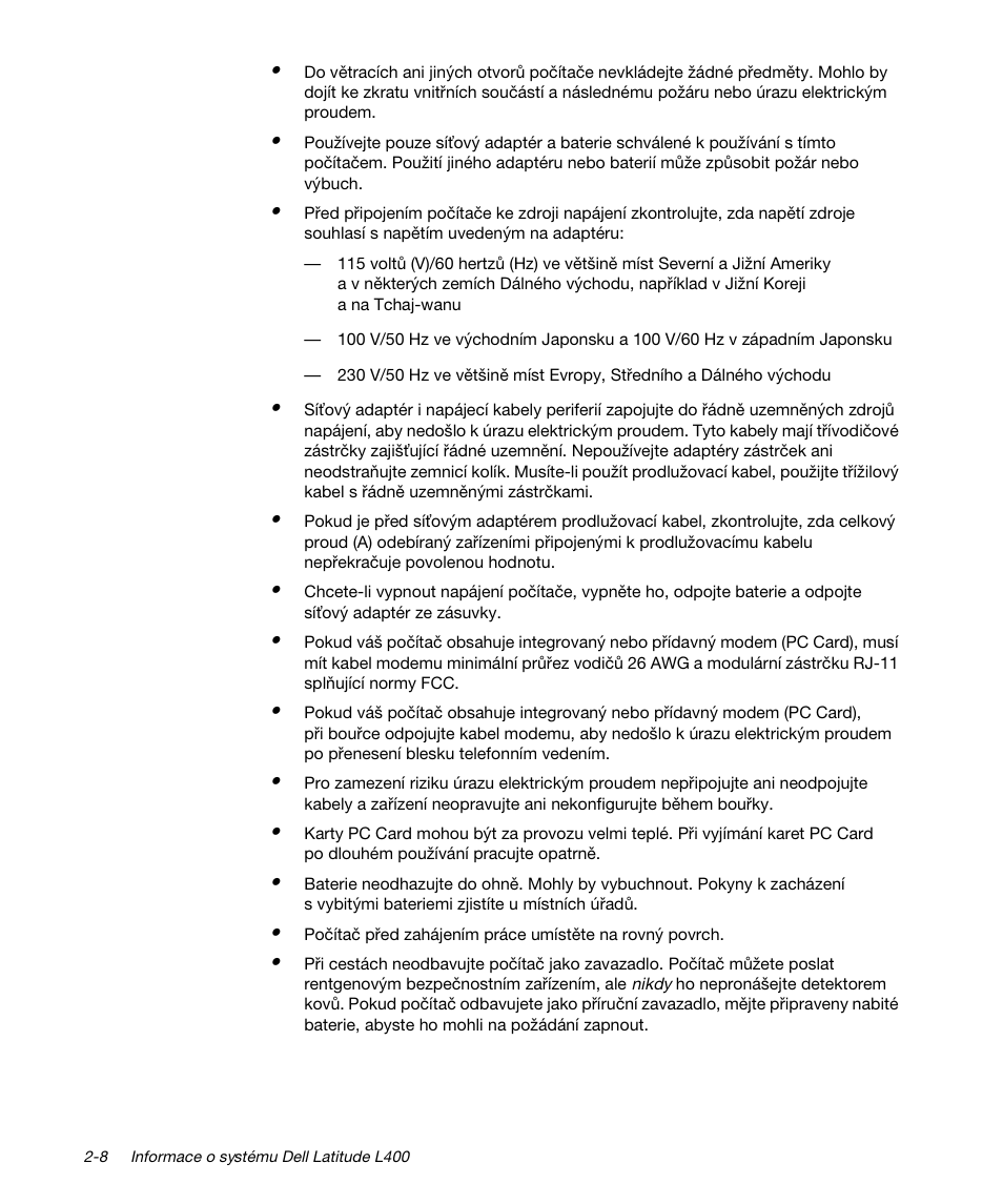 Dell Latitude L400 User Manual | Page 38 / 170