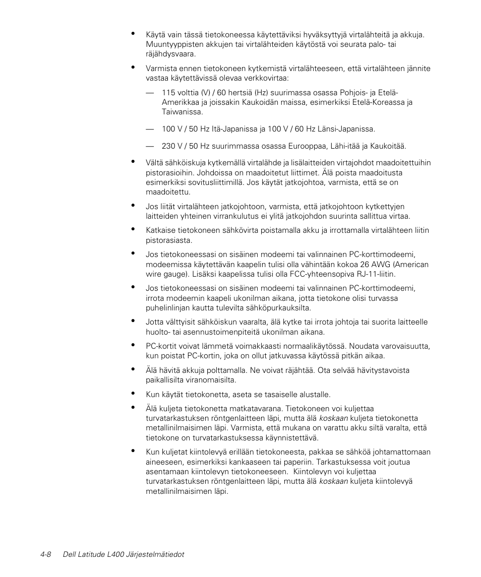 Dell Latitude L400 User Manual | Page 70 / 170