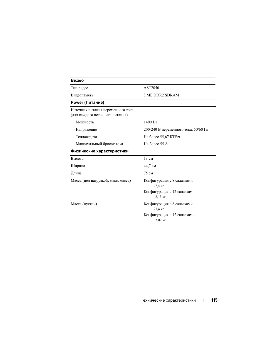 Dell PowerEdge C5220 User Manual | Page 117 / 168