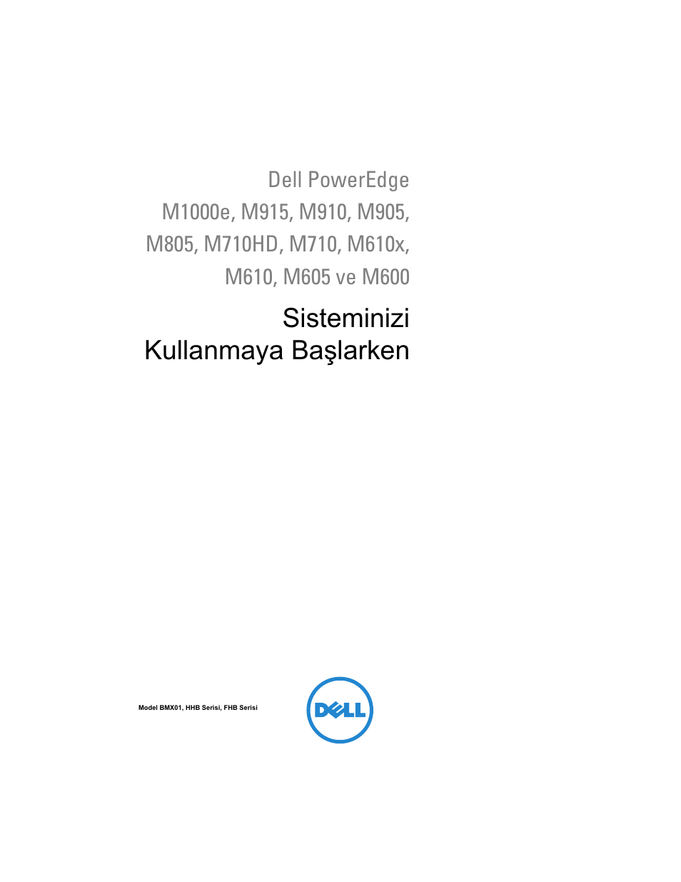 Sisteminizi kullanmaya başlarken | Dell PowerEdge M710 User Manual | Page 181 / 224