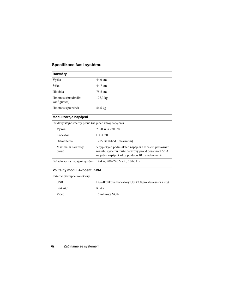 Dell PowerEdge M710 User Manual | Page 44 / 224