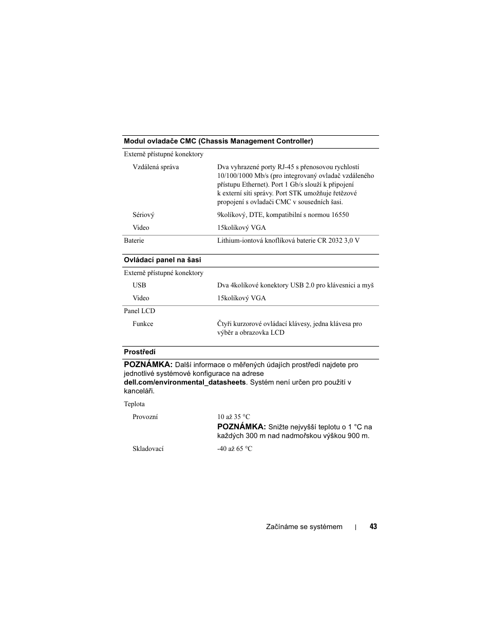 Dell PowerEdge M710 User Manual | Page 45 / 224