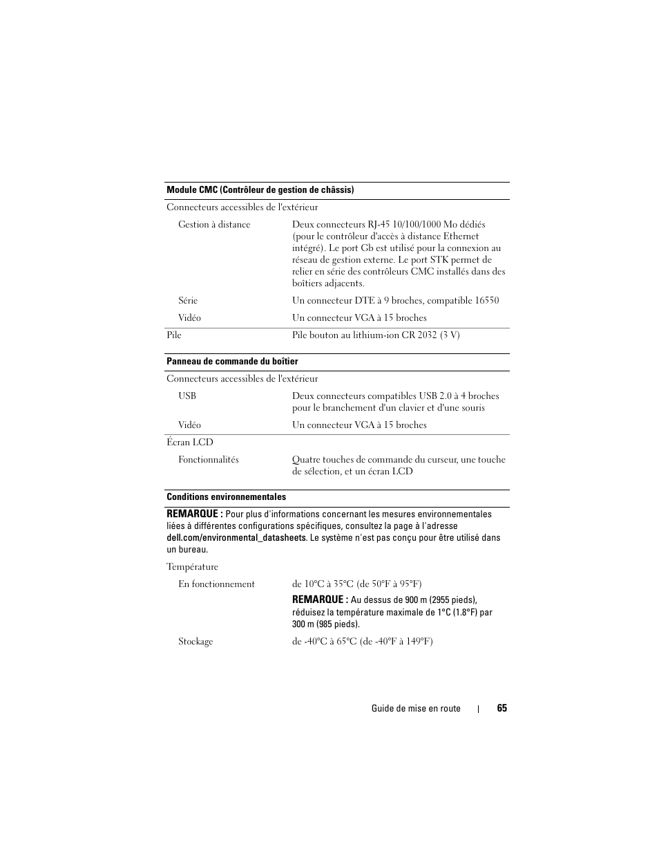 Dell PowerEdge M710 User Manual | Page 67 / 224