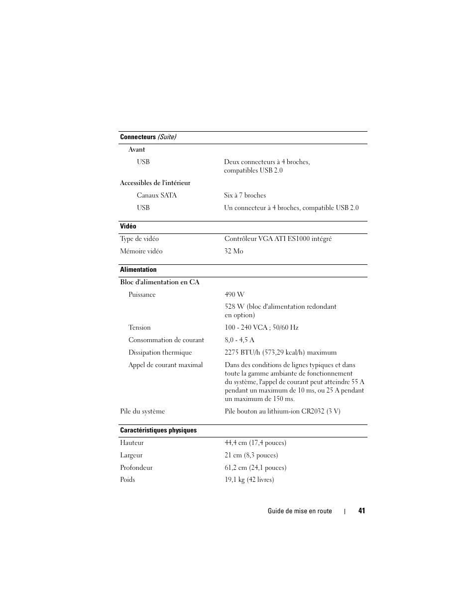 Dell PowerEdge T300 User Manual | Page 43 / 128