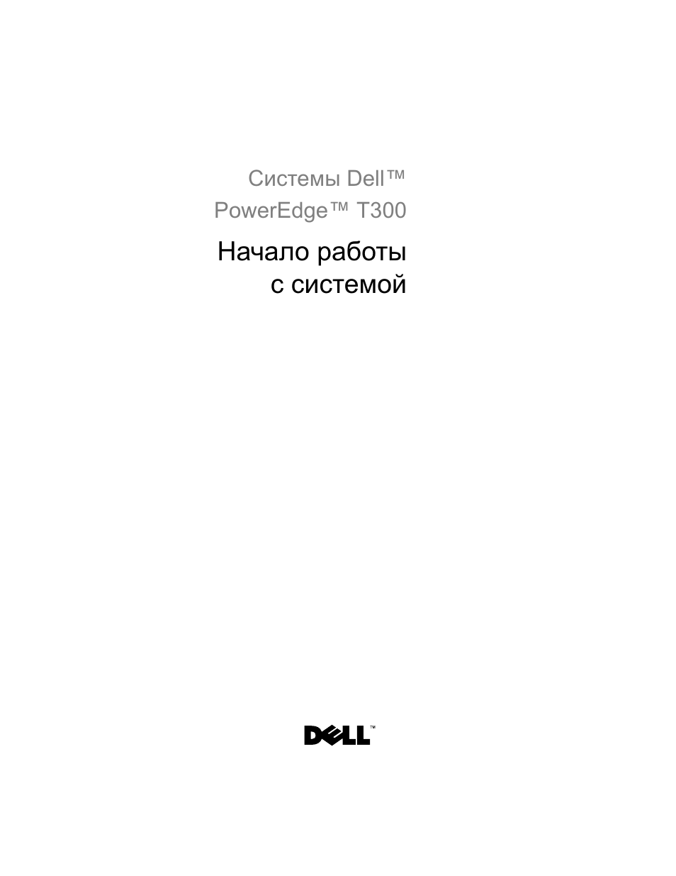 Начало работы с системой | Dell PowerEdge T300 User Manual | Page 87 / 128