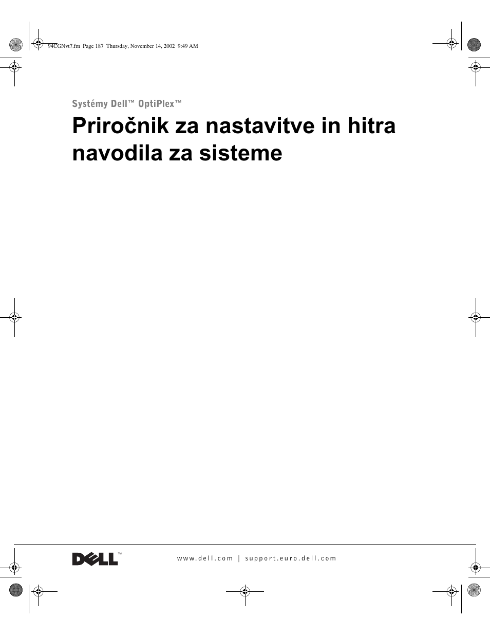 Dell OptiPlex GX270 User Manual | Page 188 / 238