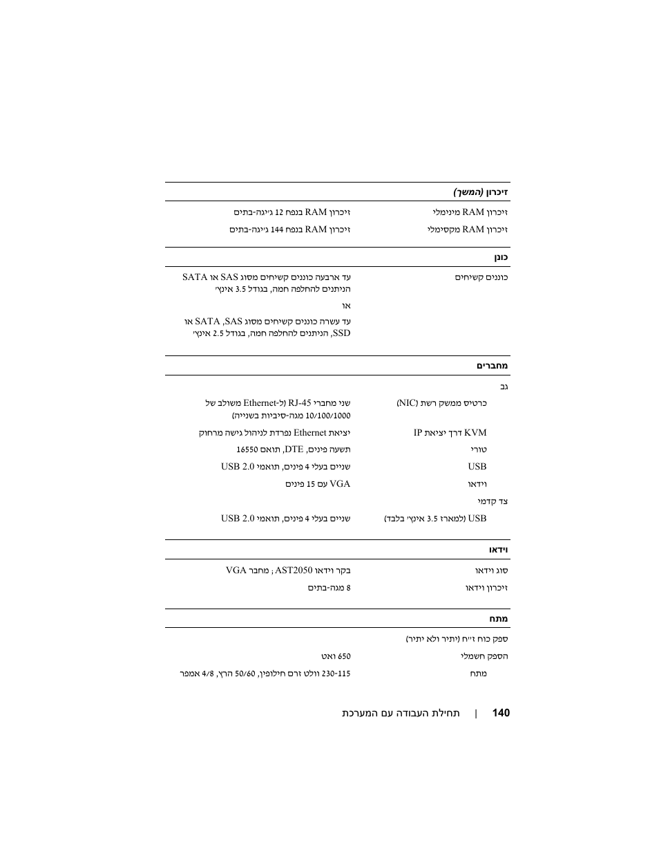 Dell PowerEdge C1100 User Manual | Page 142 / 144