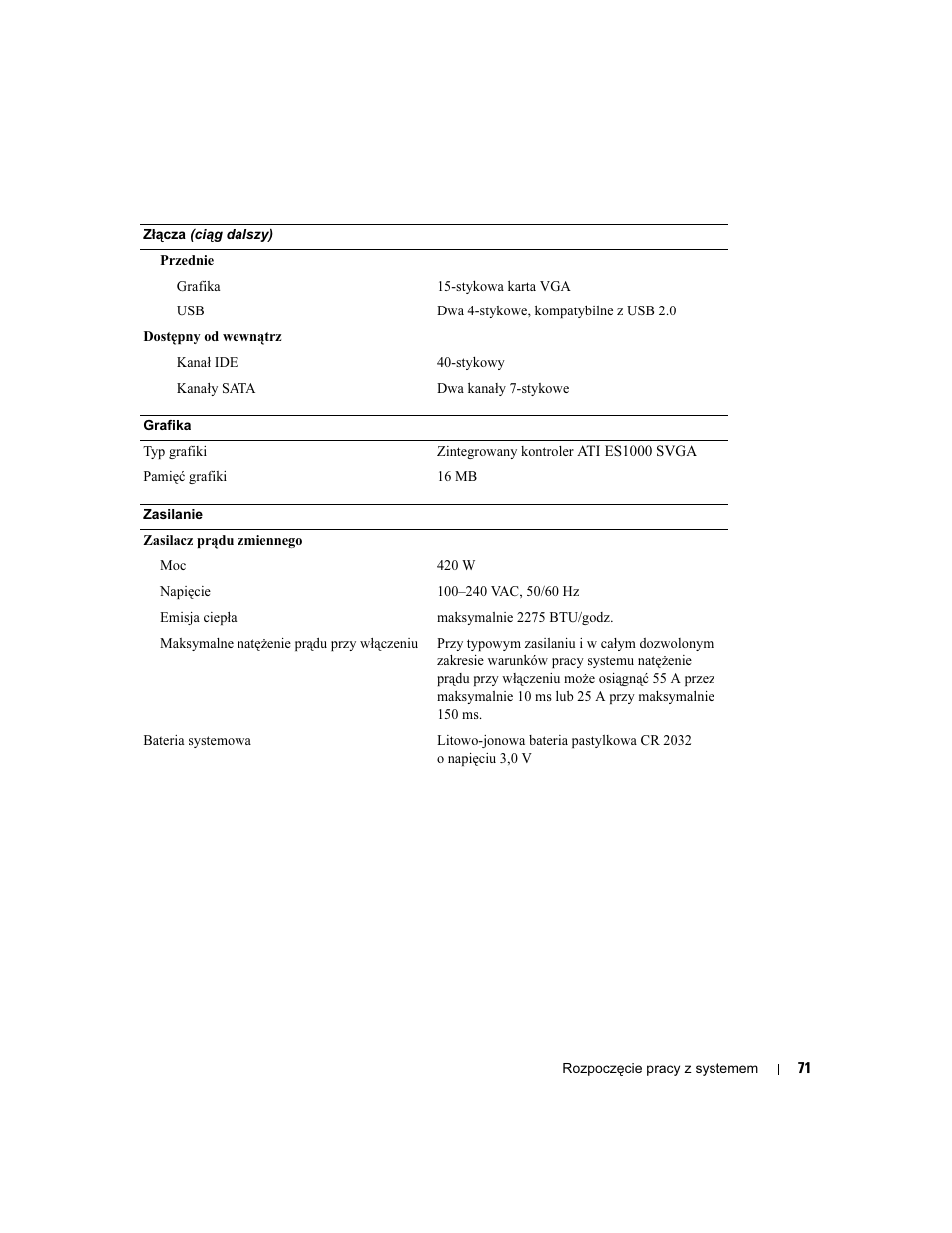 Dell POWEREDGE 840 User Manual | Page 73 / 110