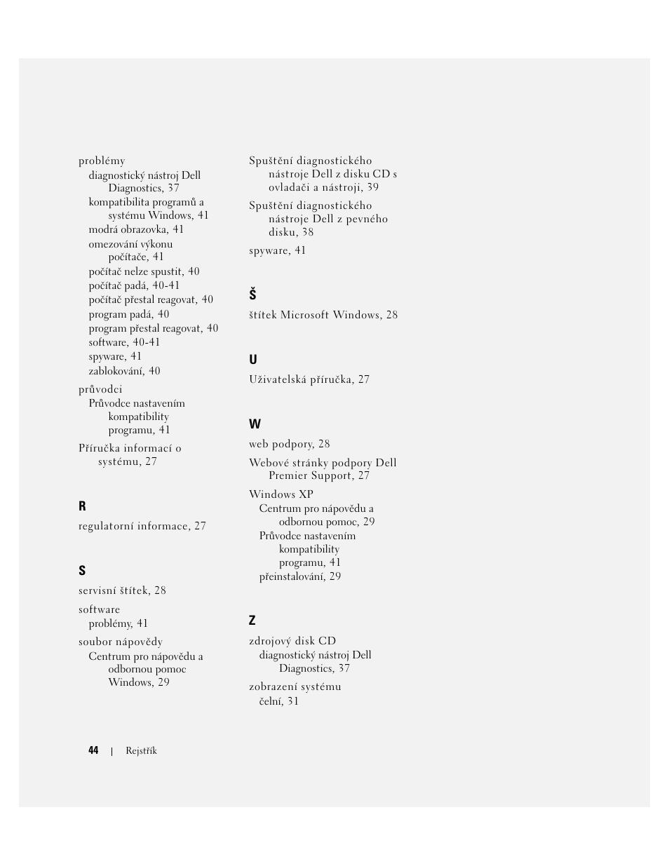 Dell Latitude D820 User Manual | Page 44 / 110