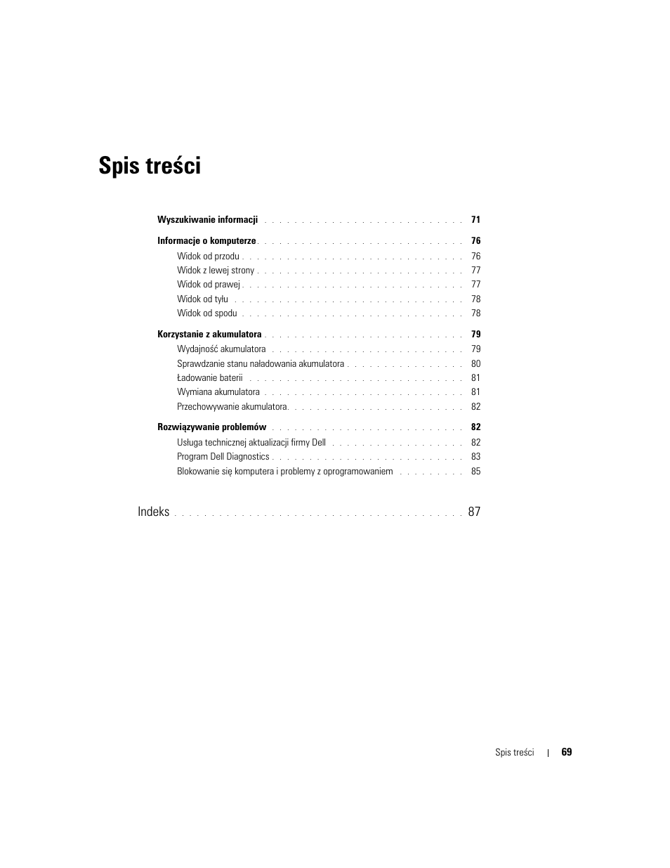 Dell Latitude D820 User Manual | Page 69 / 110