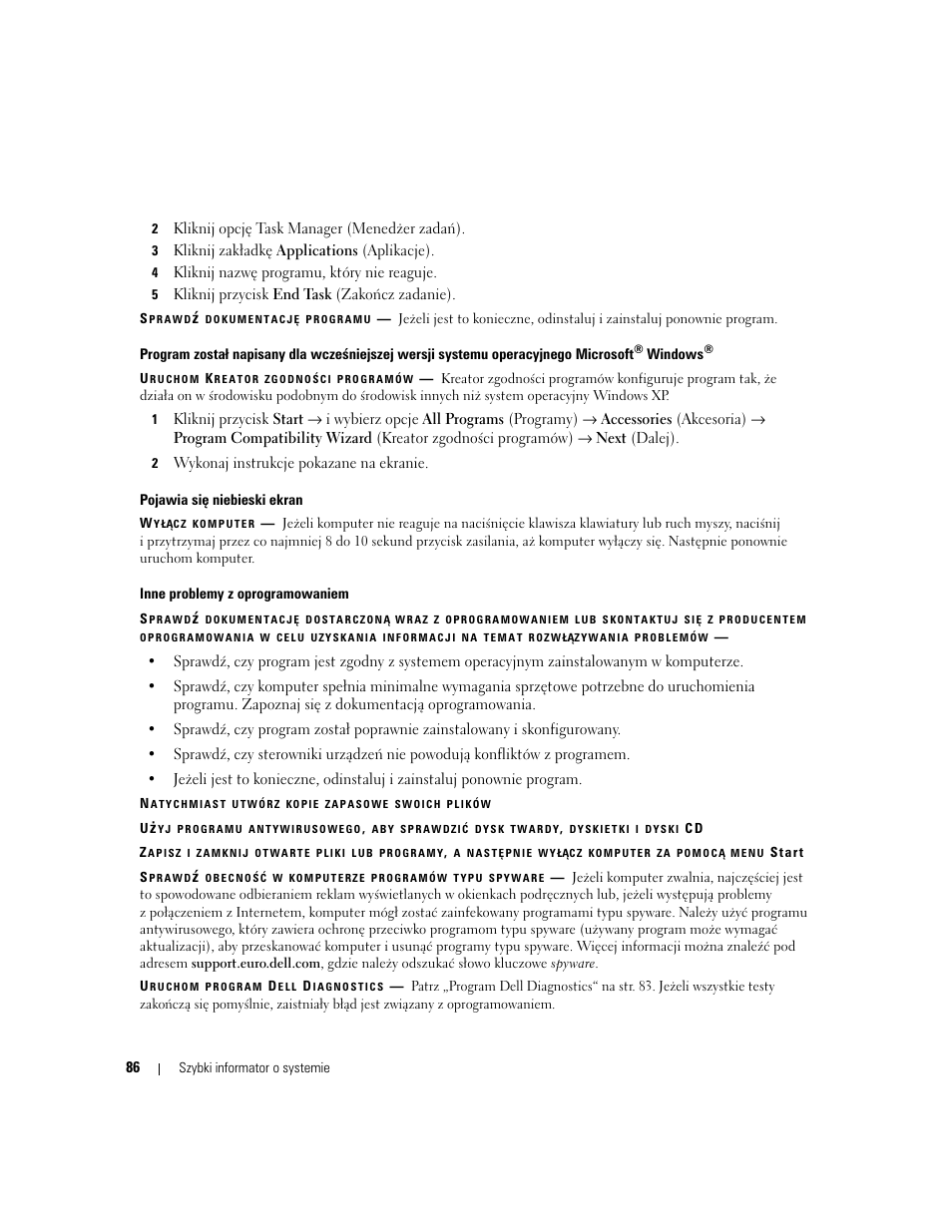 Dell Latitude D820 User Manual | Page 86 / 110
