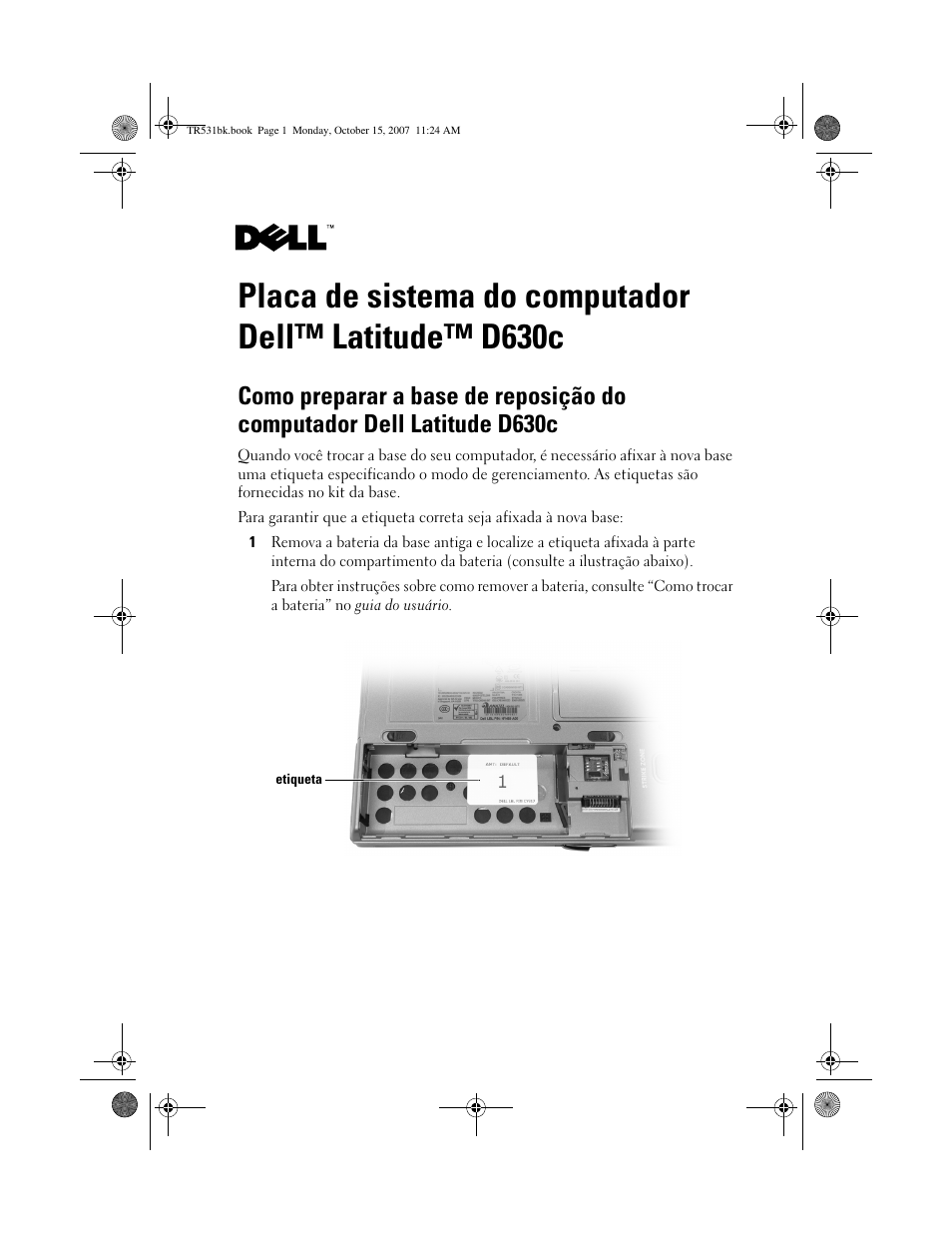 Dell Latitude D630c User Manual | Page 27 / 36
