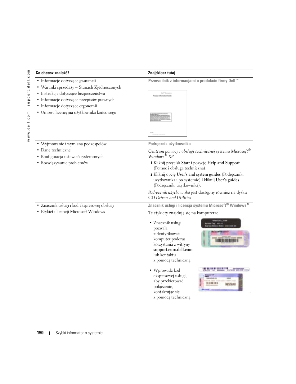 Dell Precision 380 User Manual | Page 190 / 372