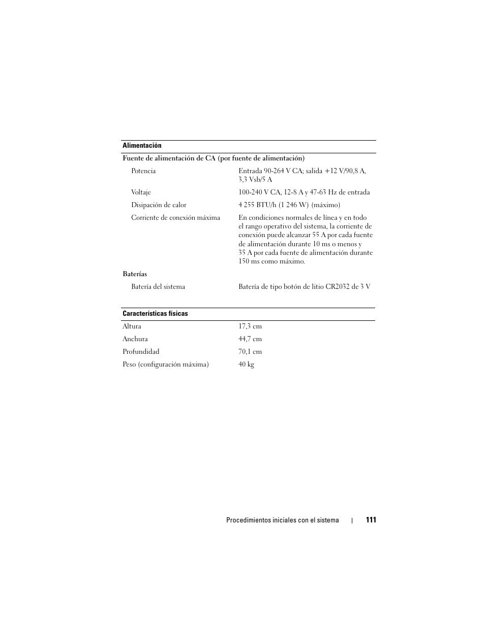 Dell PowerEdge R905 User Manual | Page 113 / 128