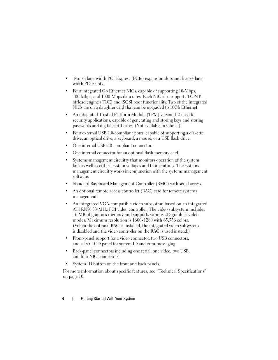 Dell PowerEdge R905 User Manual | Page 6 / 128
