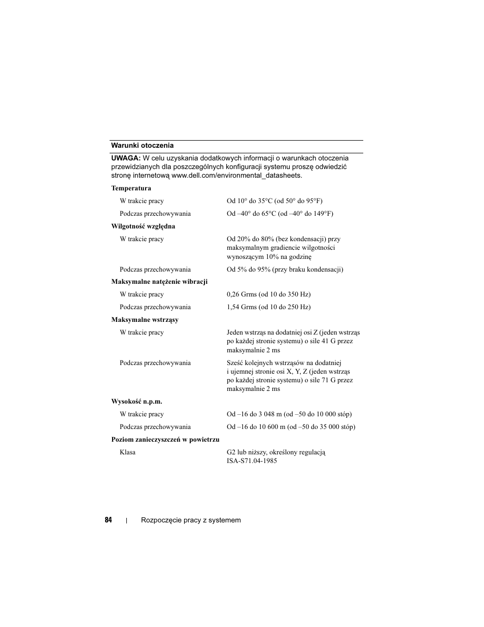 Dell PowerEdge R905 User Manual | Page 86 / 128