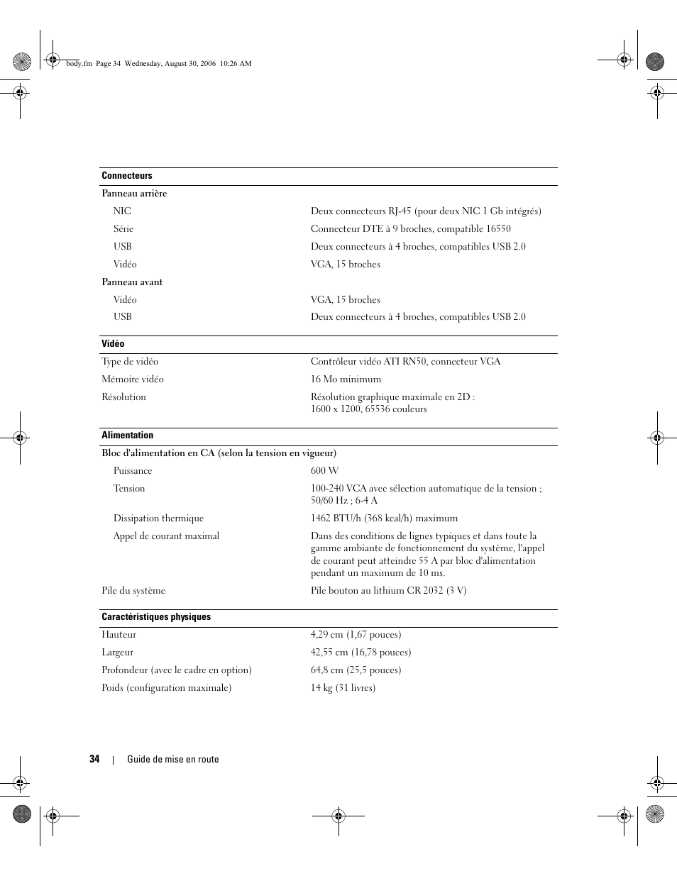 Dell PowerEdge SC1435 User Manual | Page 36 / 110