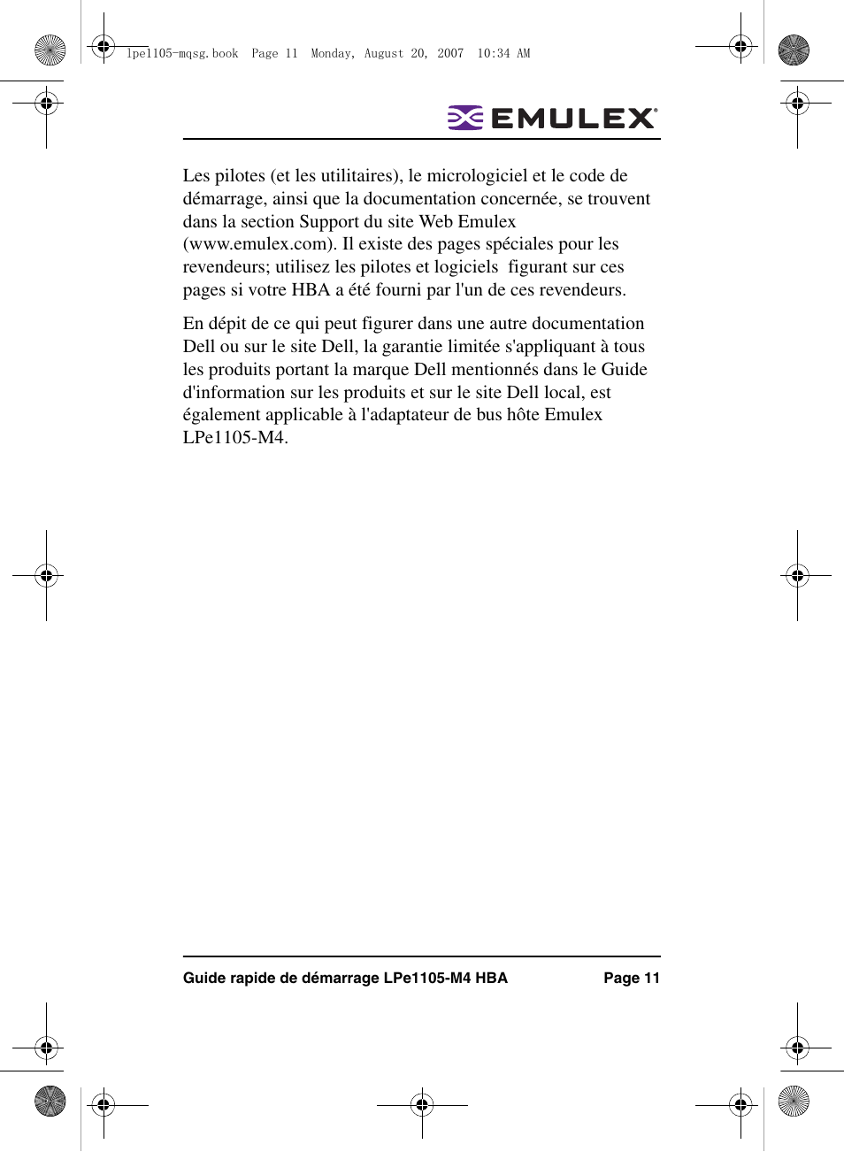 Dell POWEREDGE M905 User Manual | Page 11 / 20