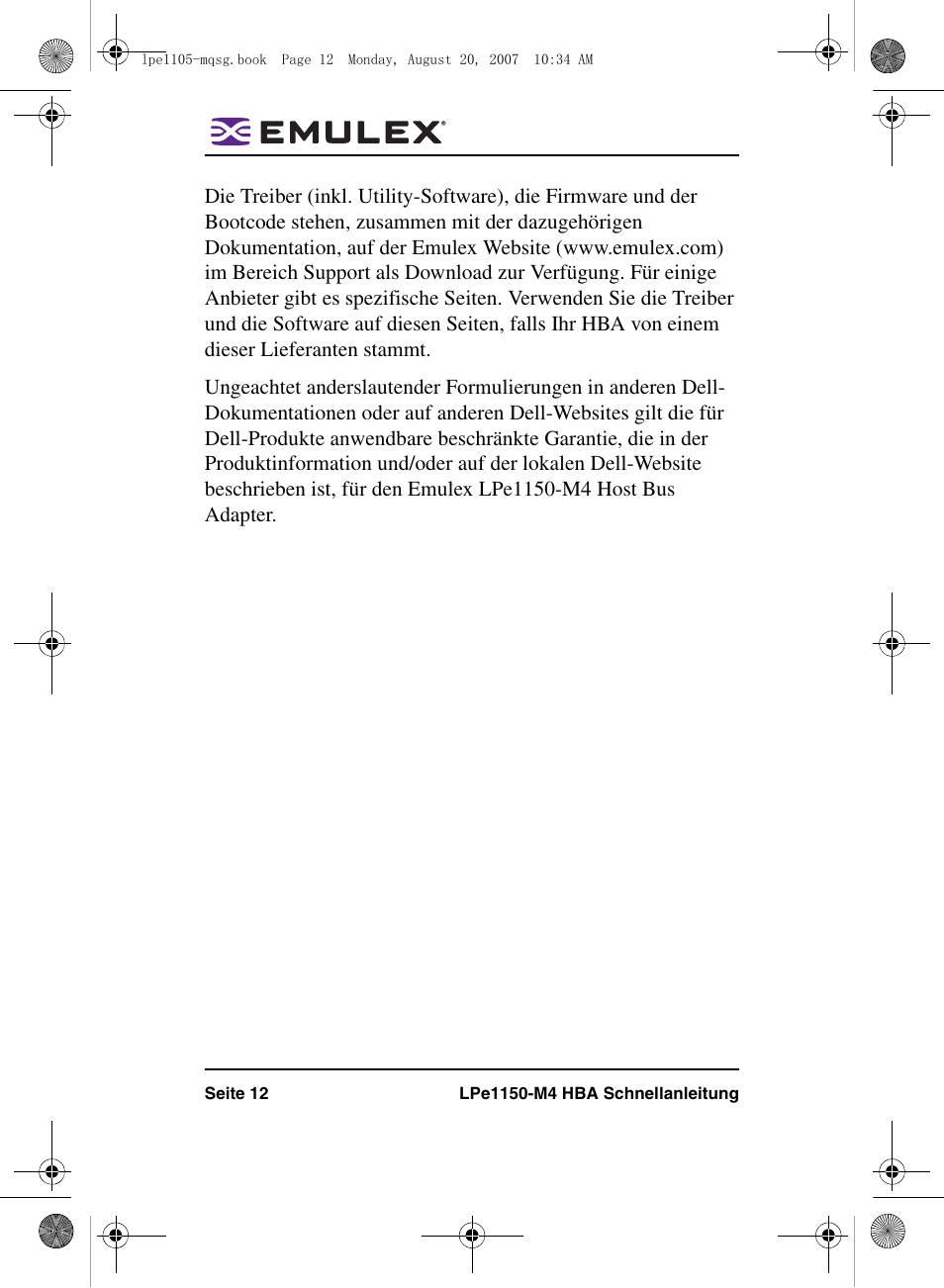 Dell POWEREDGE M905 User Manual | Page 12 / 20