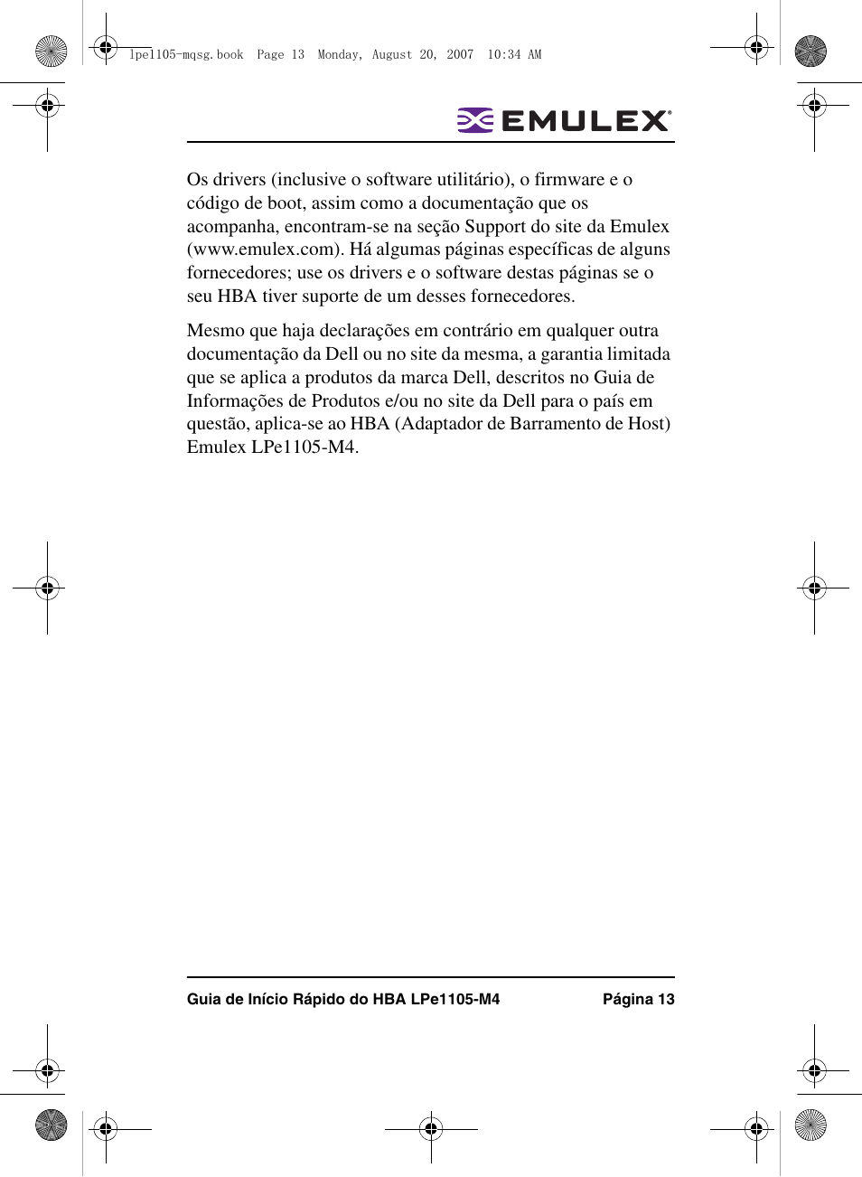 Dell POWEREDGE M905 User Manual | Page 13 / 20