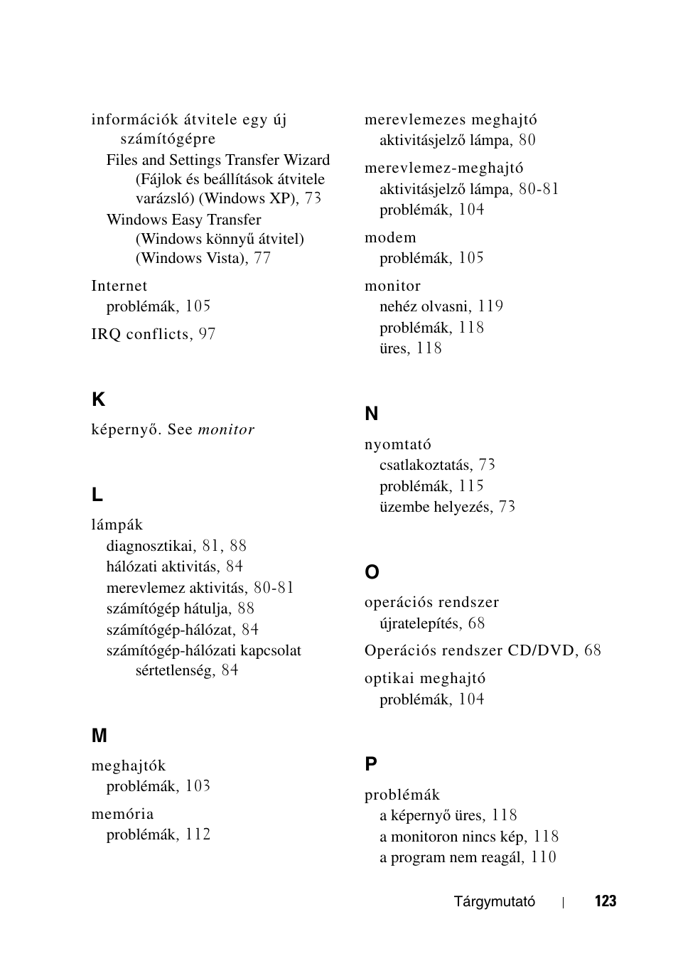 Dell Precision T7400 User Manual | Page 123 / 320