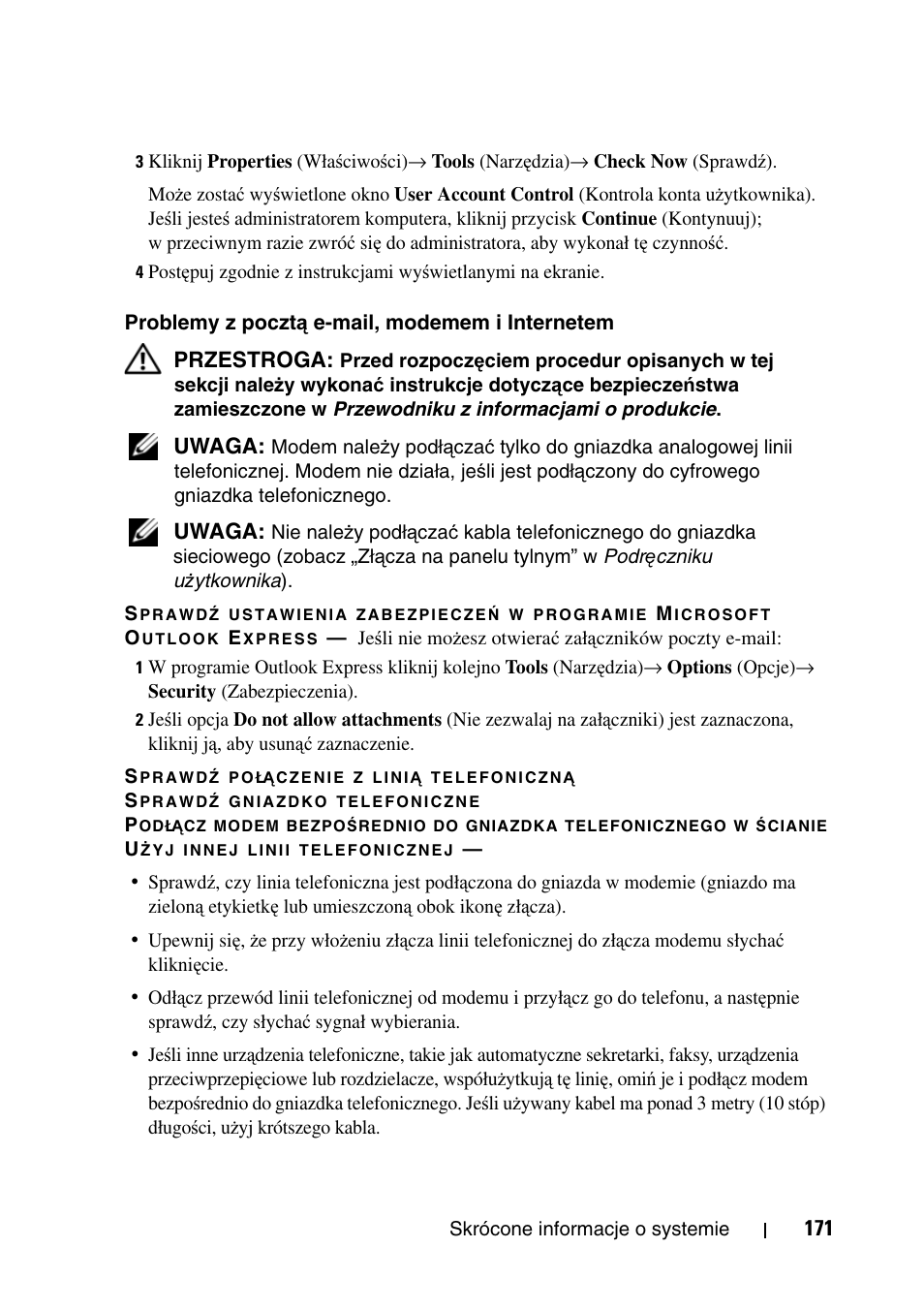 Dell Precision T7400 User Manual | Page 171 / 320