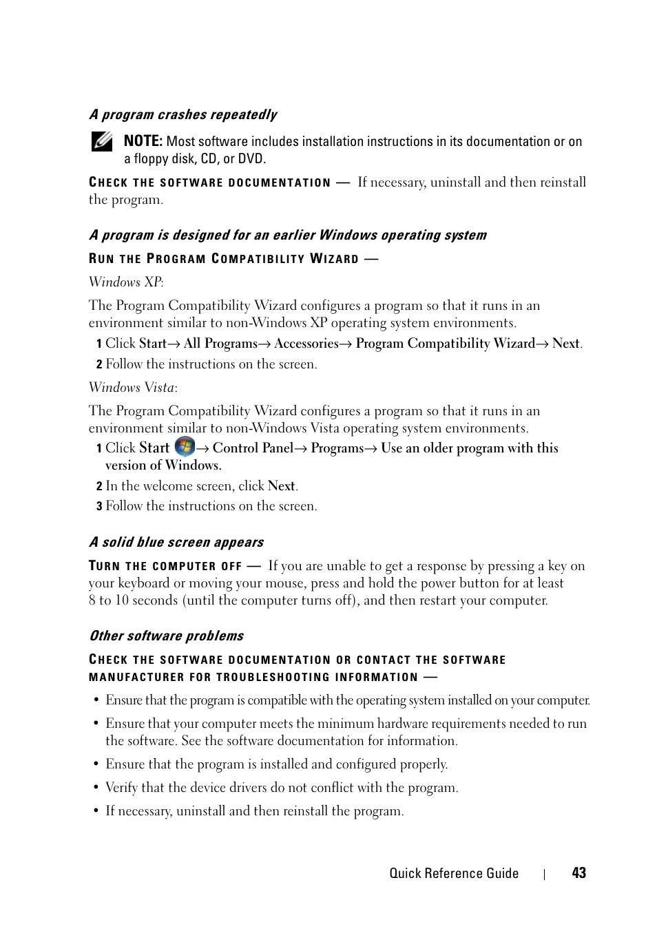 Dell Precision T7400 User Manual | Page 43 / 320