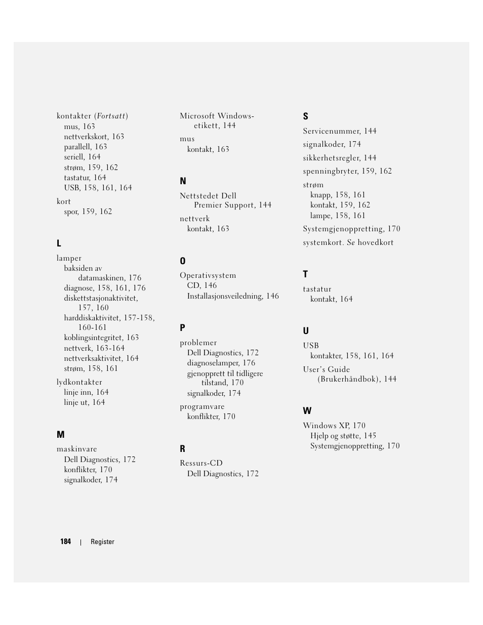 Dell Precision 390 User Manual | Page 184 / 368