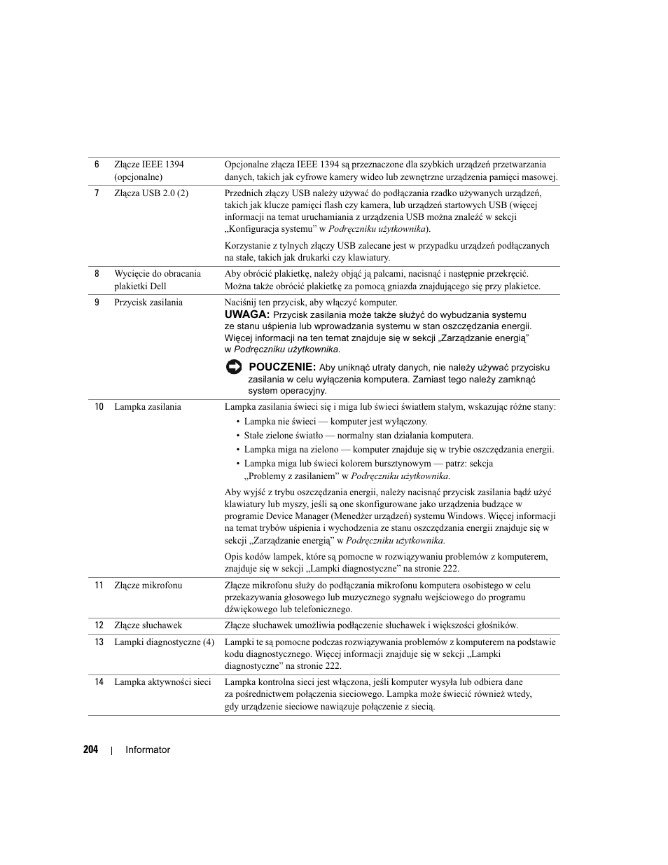 Dell Precision 390 User Manual | Page 204 / 368