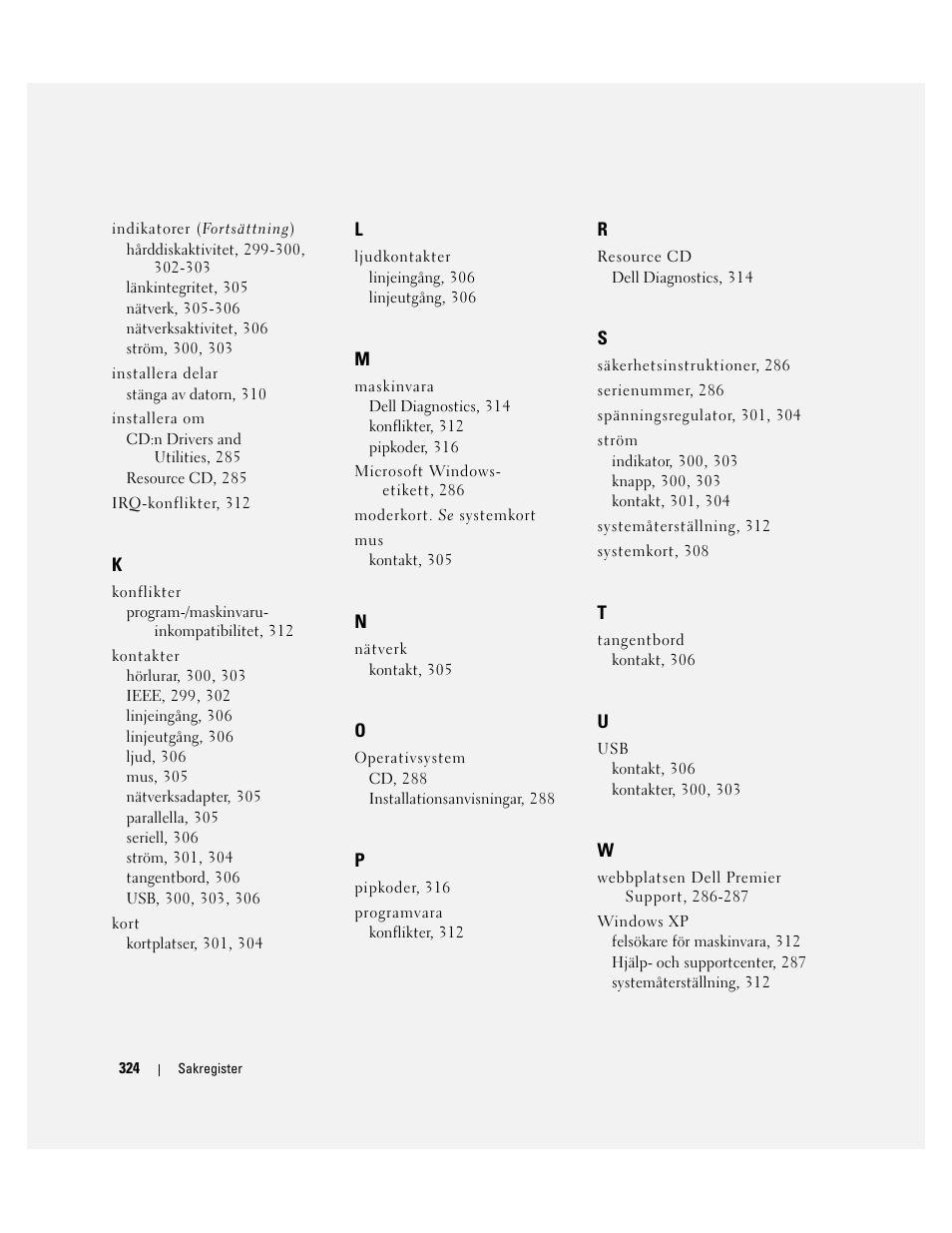 Dell Precision 390 User Manual | Page 324 / 368