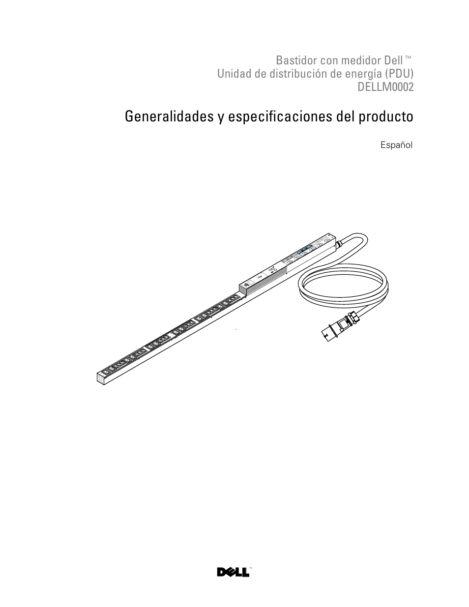 Generalidades y especificaciones del producto | Dell Metered PDU LCD User Manual | Page 8 / 28