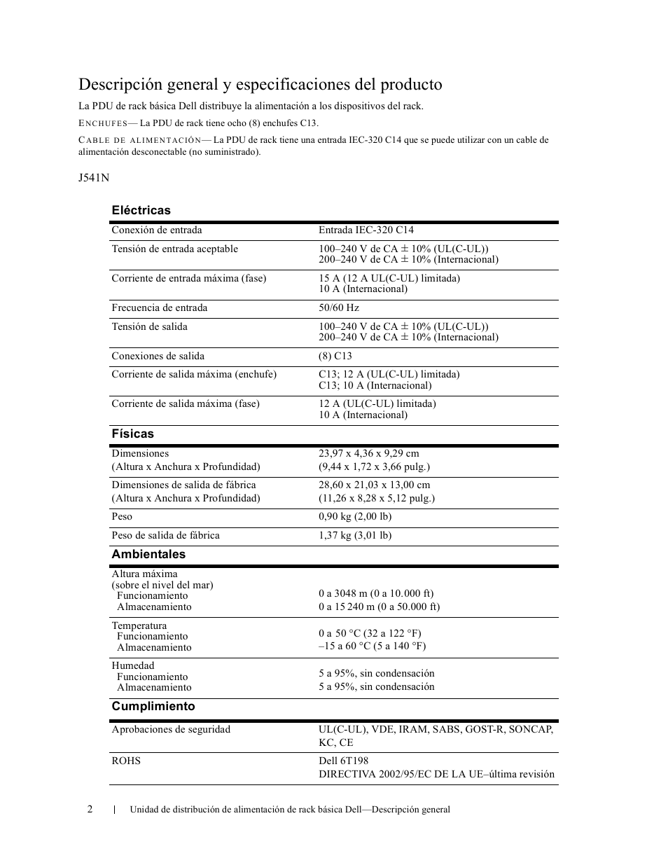 Dell Basic PDU User Manual | Page 8 / 24