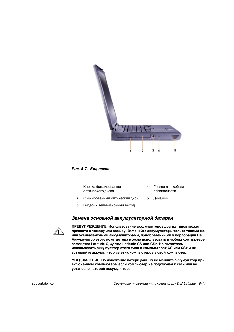 Ÿн˙¯˝н уб˝ул˝уı íˆˆè˙иф˛ъуп˝уı ¬нънп¯к | Dell Latitude C800 User Manual | Page 140 / 215