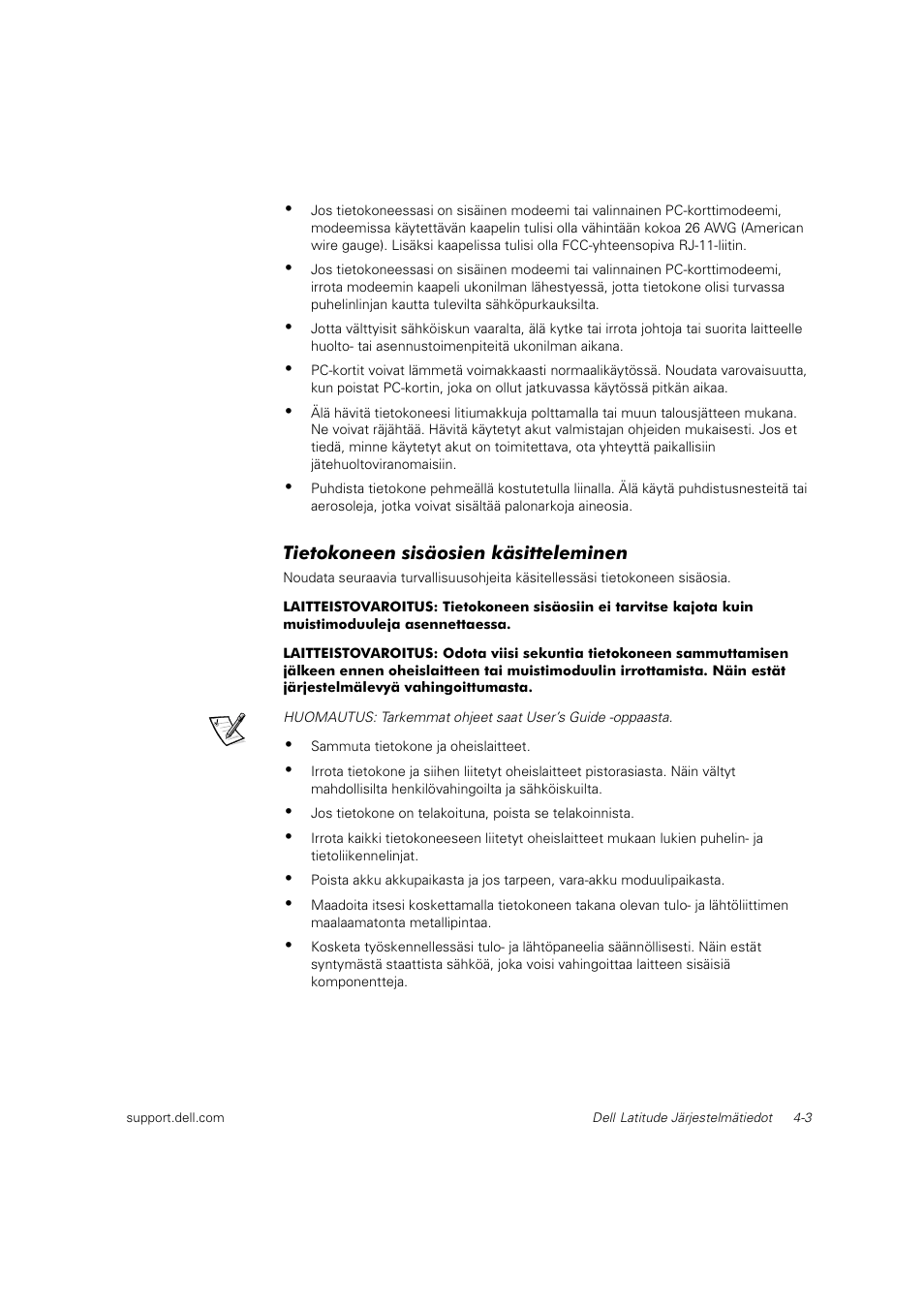 Dell Latitude C800 User Manual | Page 60 / 215