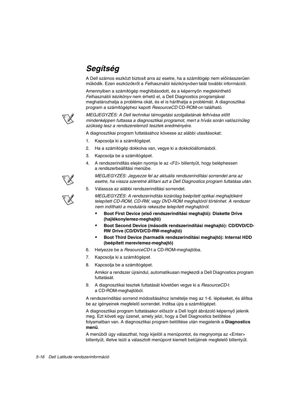 Segítség | Dell Latitude C800 User Manual | Page 91 / 215