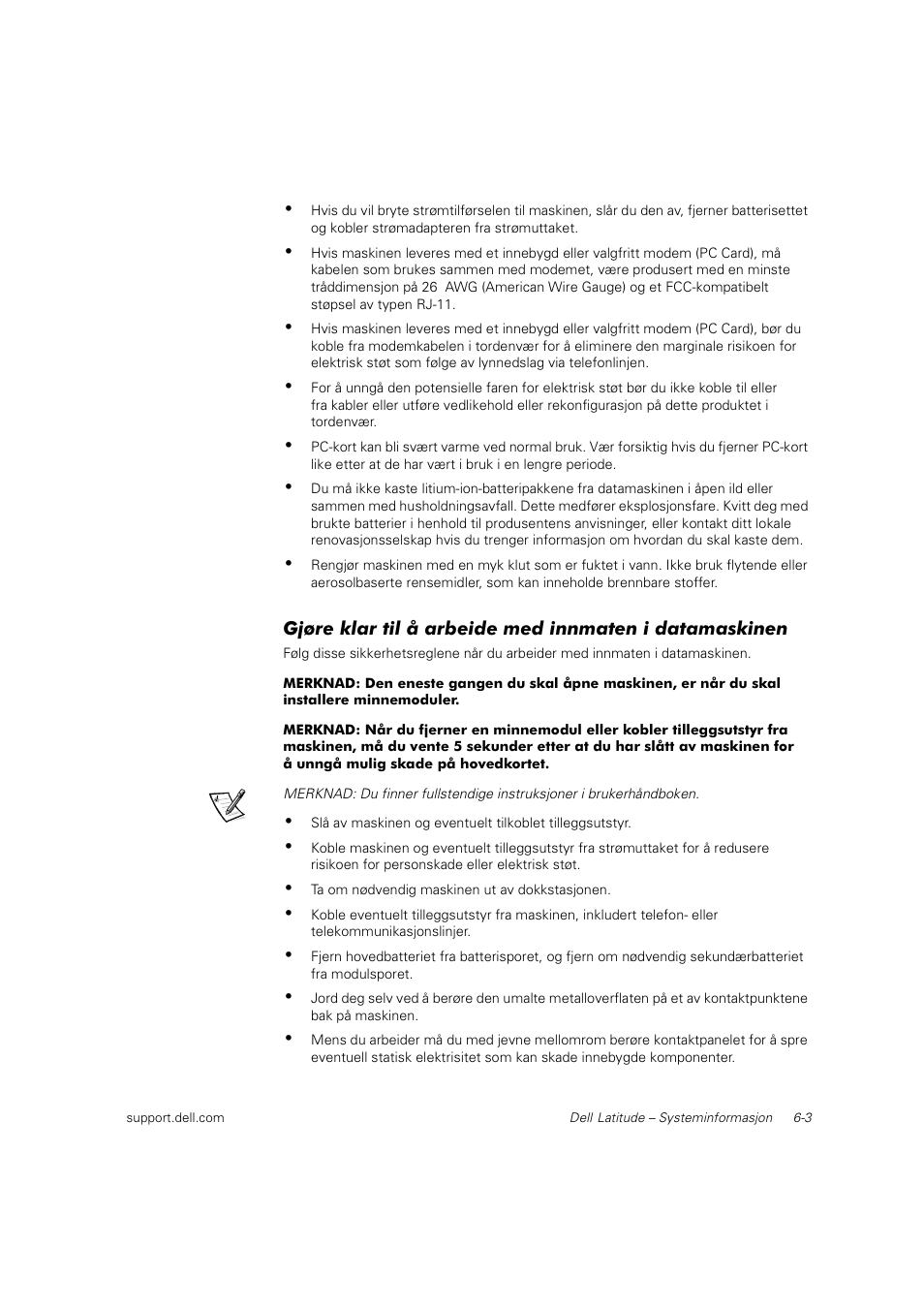 Dell Latitude C800 User Manual | Page 96 / 215