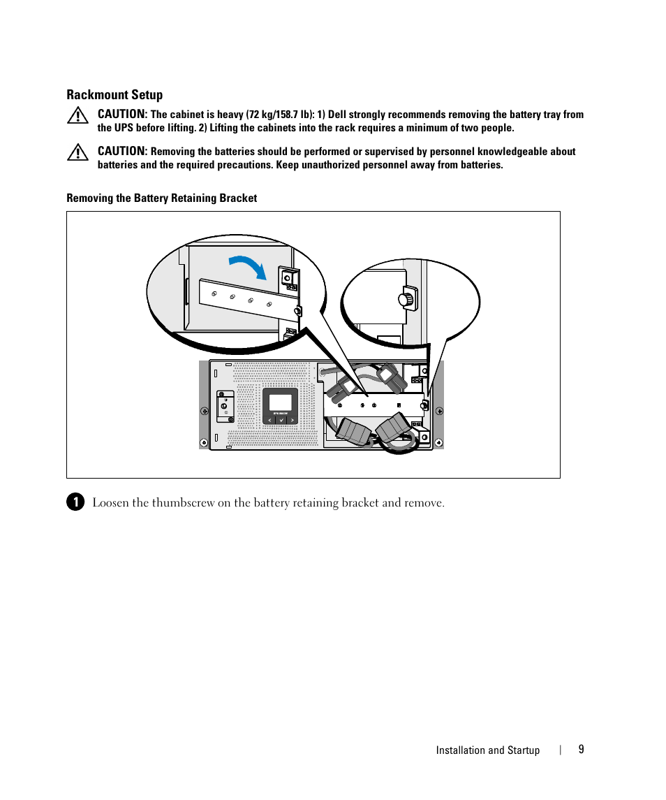 Rackmount setup | Dell UPS 5600R User Manual | Page 11 / 184