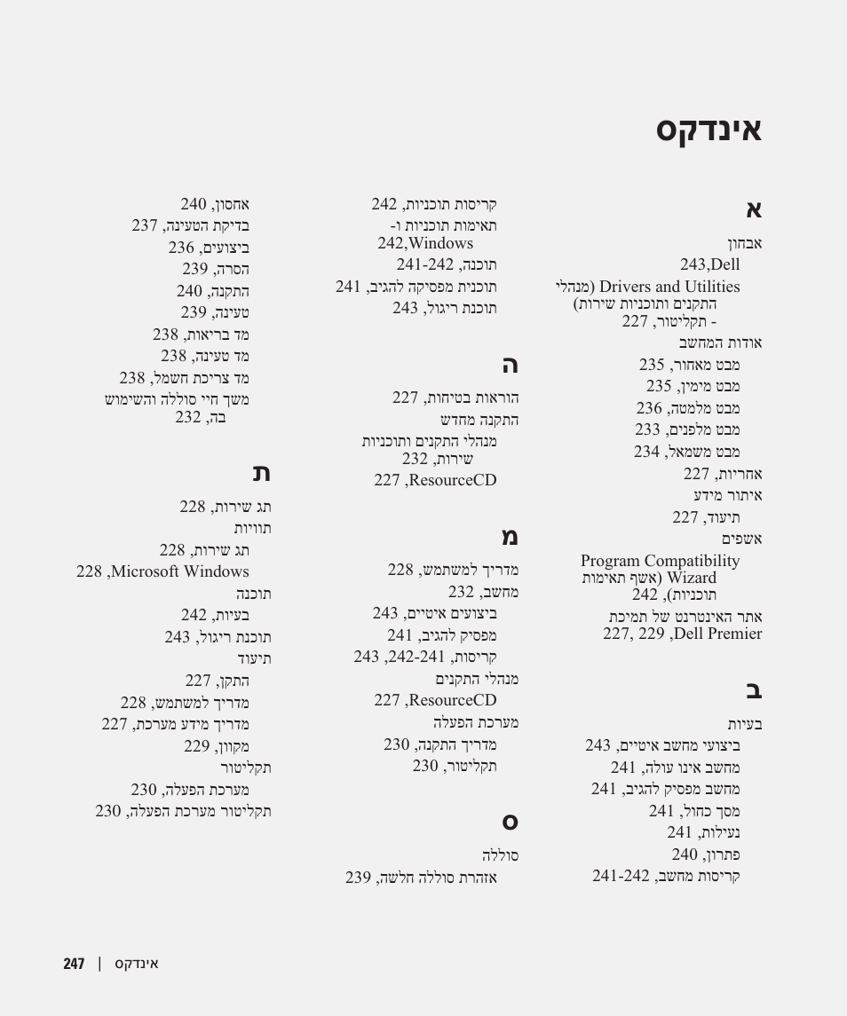 סקדניא | Dell Latitude D410 User Manual | Page 224 / 248