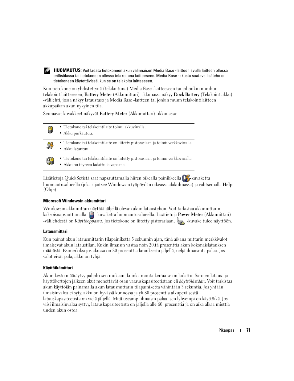 Dell Latitude D410 User Manual | Page 71 / 248