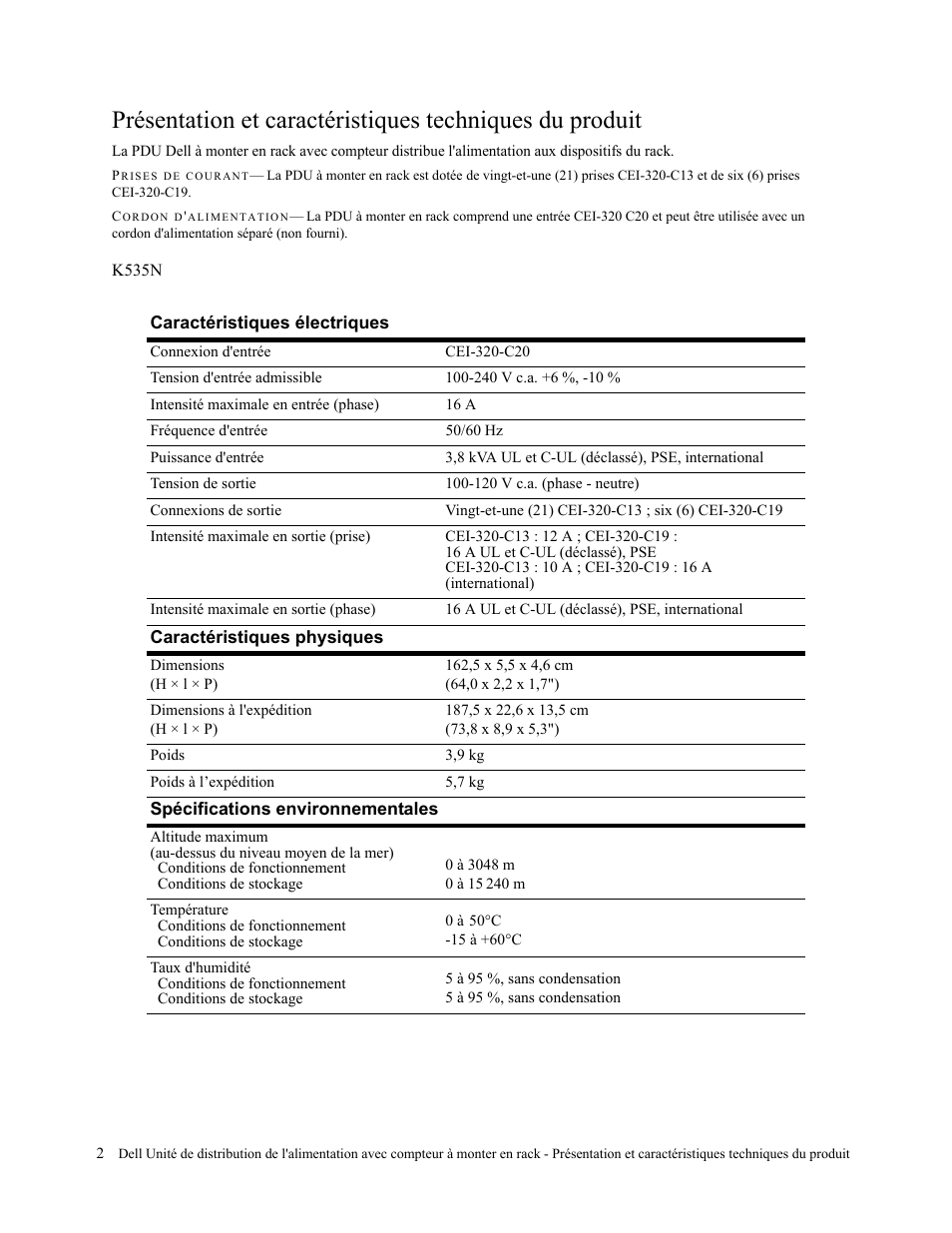 Dell Metered PDU LED User Manual | Page 6 / 36
