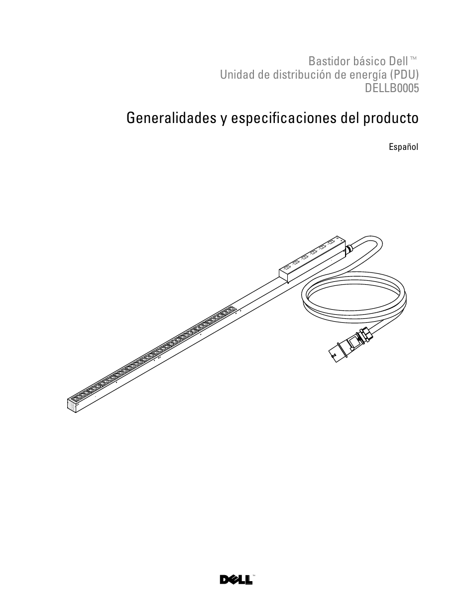 Generalidades y especificaciones del producto | Dell Basic PDU User Manual | Page 10 / 19