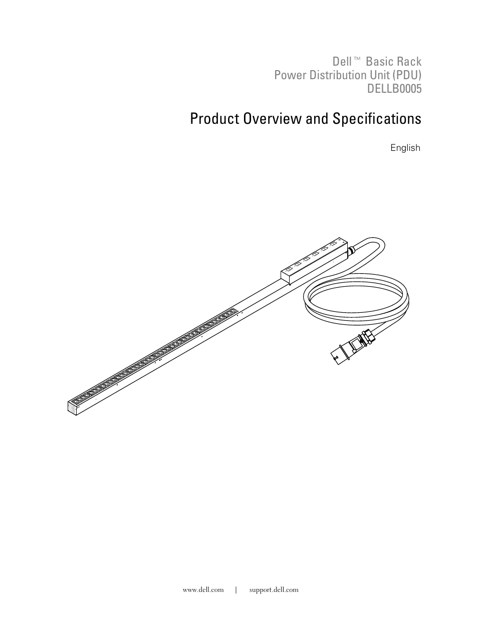 Product overview and specifications | Dell Basic PDU User Manual | Page 2 / 19