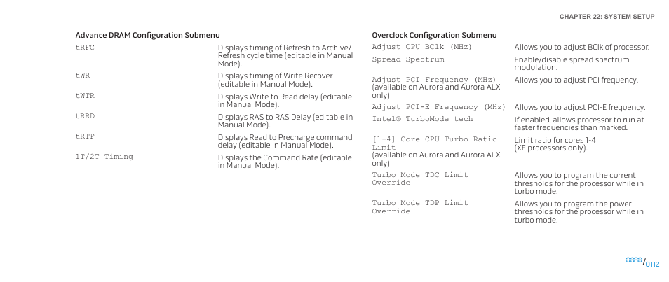 Dell Alienware Aurora User Manual | Page 112 / 117