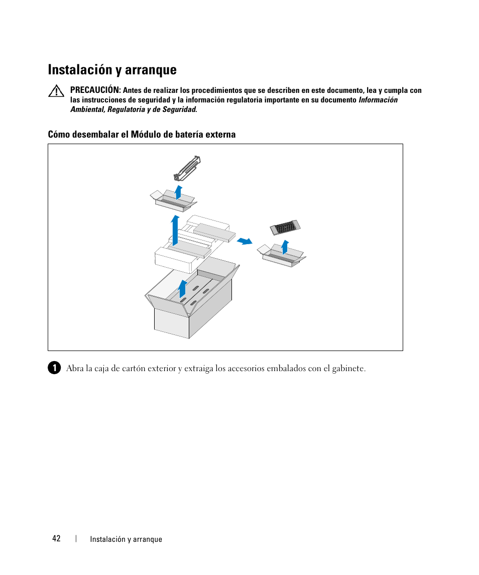 Instalación y arranque | Dell UPS 5600R User Manual | Page 46 / 94
