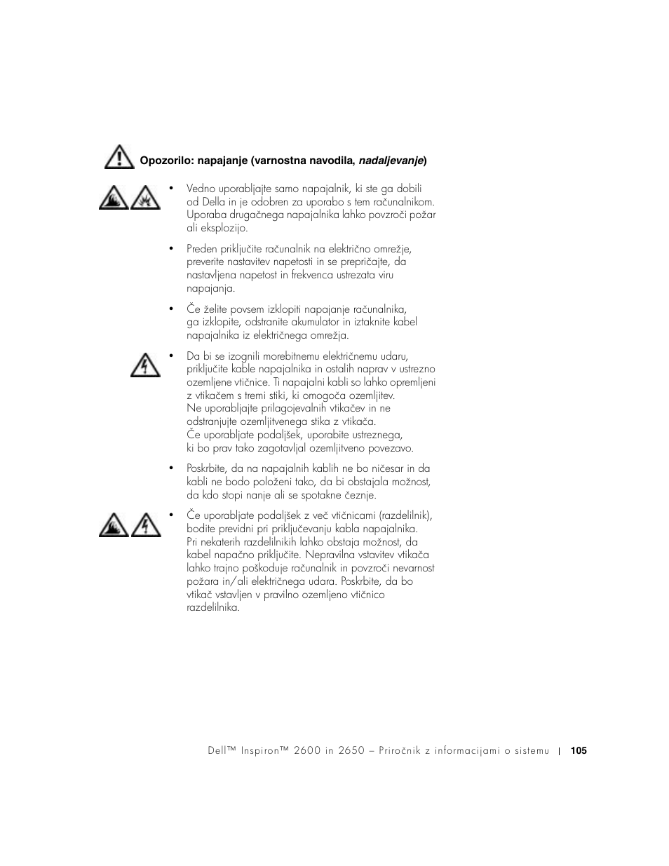 Dell INSPIRON 2600 User Manual | Page 107 / 168