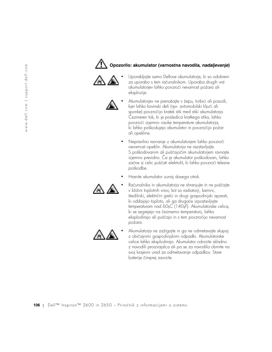 Dell INSPIRON 2600 User Manual | Page 108 / 168