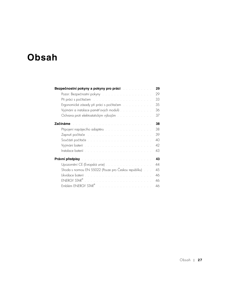 Dell INSPIRON 2600 User Manual | Page 29 / 168